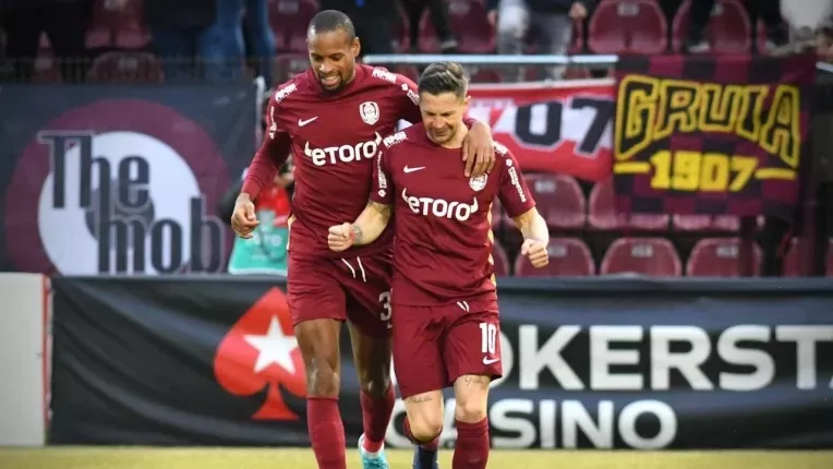 CFR Cluj - FC Arges 3-1. Petrescu ramane la 2 puncte de Hagi