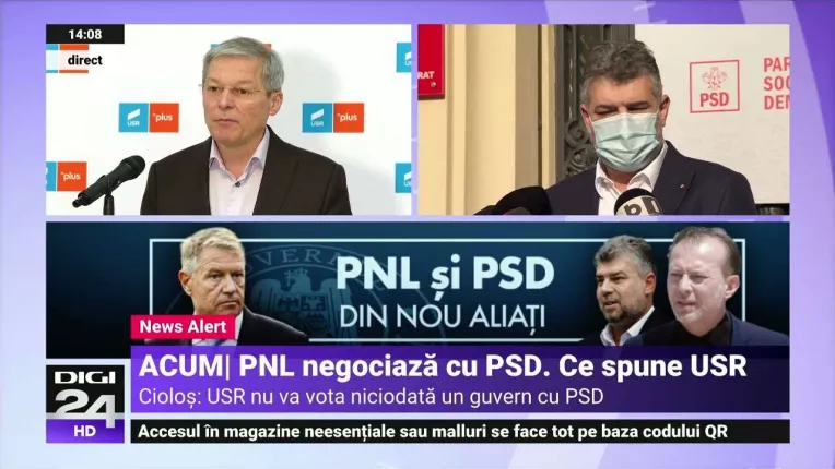 Dacian Ciolos: USR nu va vota niciodata un guvern capturat de PSD-ism