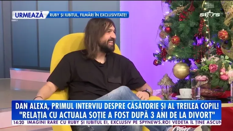 Dan Alexa, primul interviu despre casatoria in secret si al treilea copil