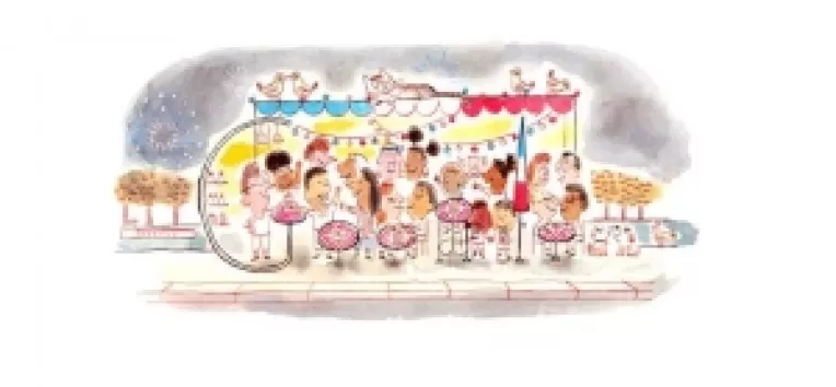 Google a dedicat un doodle special pentru a marca  Ziua Nationala a Frantei 2018