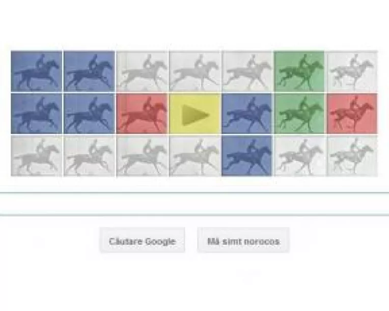 Google are un logo nou, prin care este sarbatorit fotograful Eadweard J. Muybridge