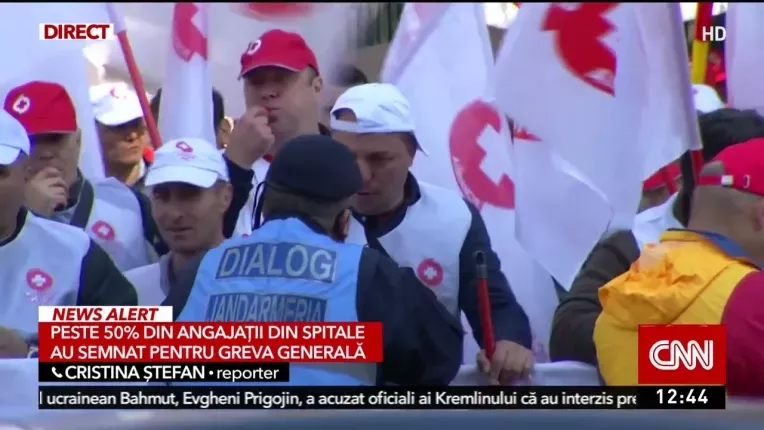Peste 50% din angajatii din spitale au semnat pentru greva generala