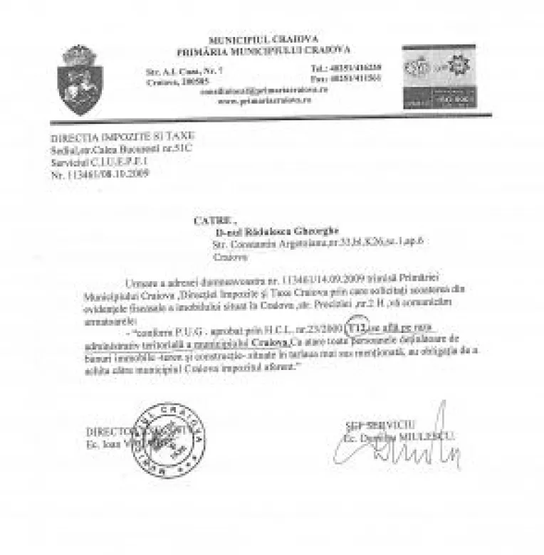 Ratacit intre doua primarii