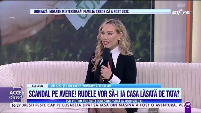 Scandal in familia Ralucai Podea! Unchiul vedetei tv i-a pus lacat pe avere?