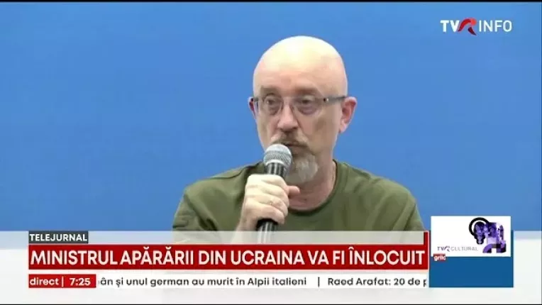 Volodimir Zelenski a decis ca ministrul ucrainean al Apararii sa fie inlocuit